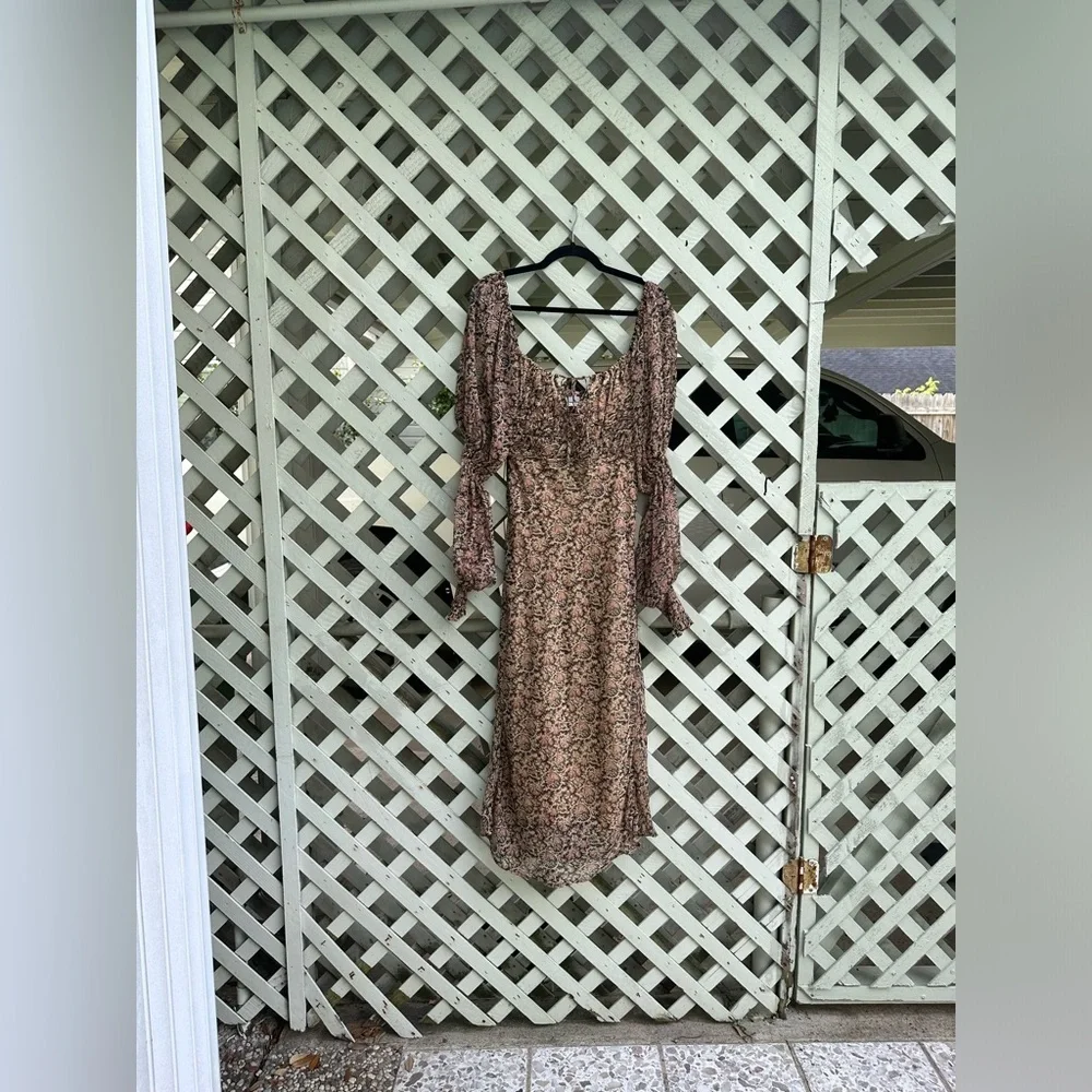 🌸Free People Aglow Midi Dress